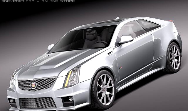 Cadillac CTSV coupe 2011 3D Model