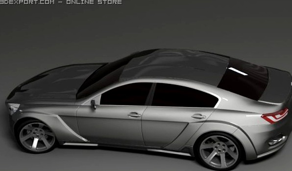 BMW CS concept 3D Model