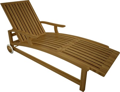 Deck chair 3D Model