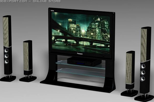 Home Cinema 3D Model