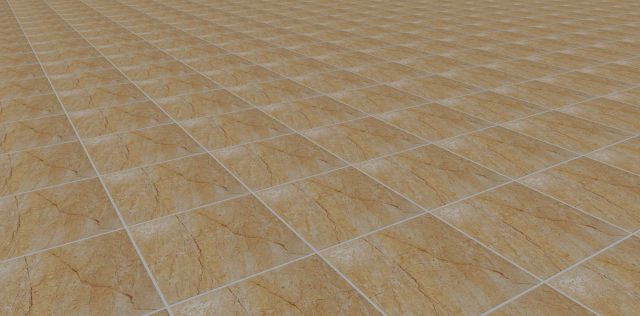 Marble floor tile  beige 41x41 3D Model