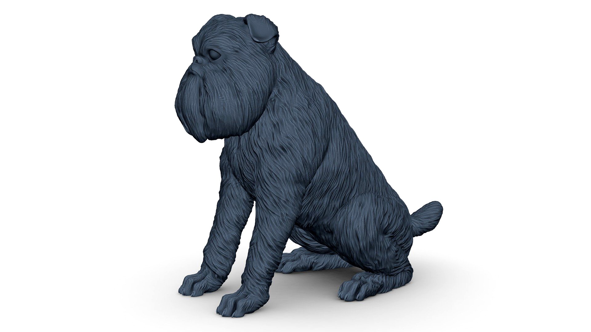 Brussels Griffon V2 3D print model