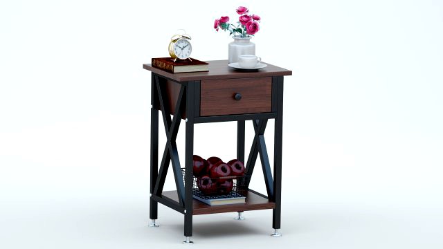 VECELO Table Night Stand