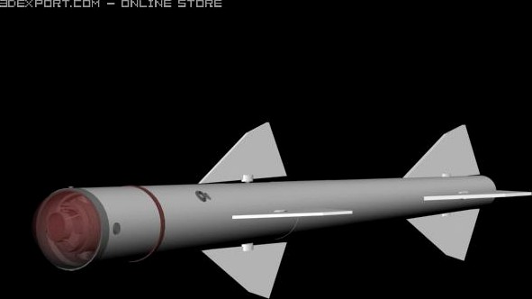 Seeker Missile 3D Model