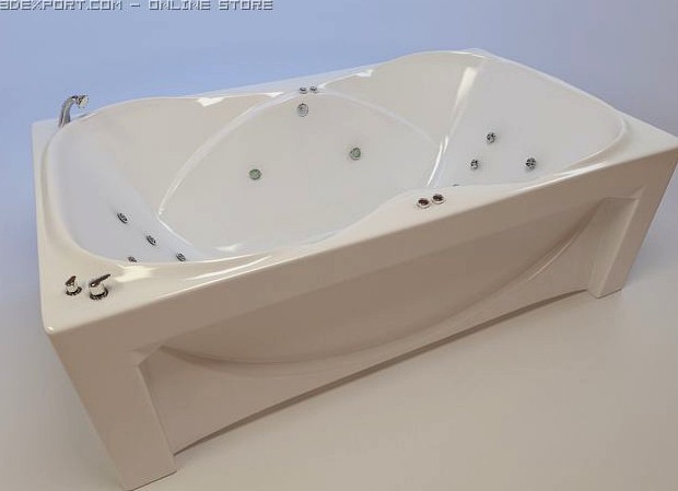 Bathtub Atlant 3D Model