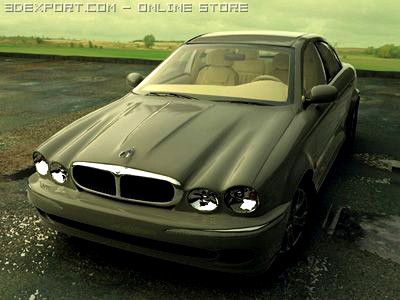 Jaguar X type 3D Model