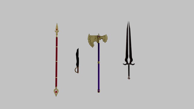 Fantasy Melee Instruments Pack