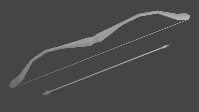 Bow lowpoly