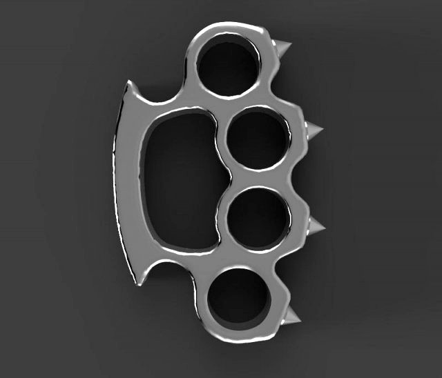 knuckle duster for 3d printing