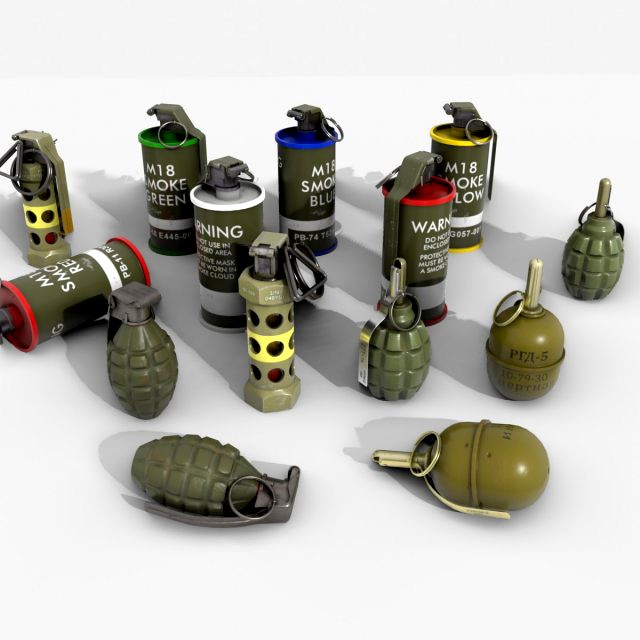 grenade game-ready collection
