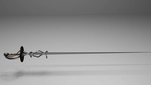 rapier sword 3d