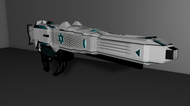 futuristic - laser bazooka