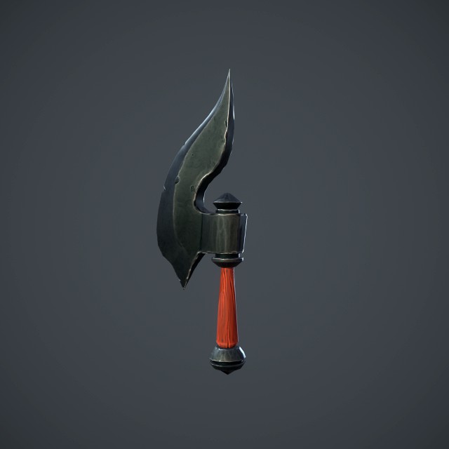 stylized axe