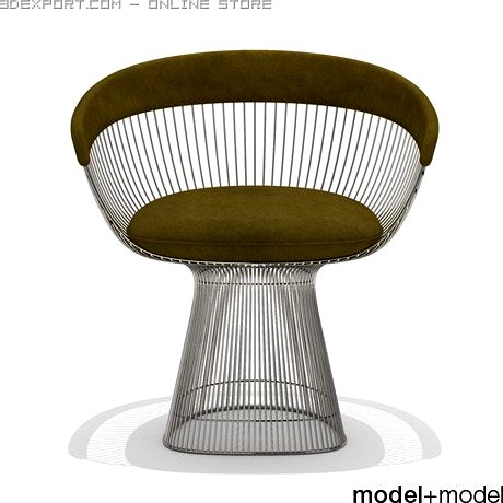Knoll Platner armchair 3D Model
