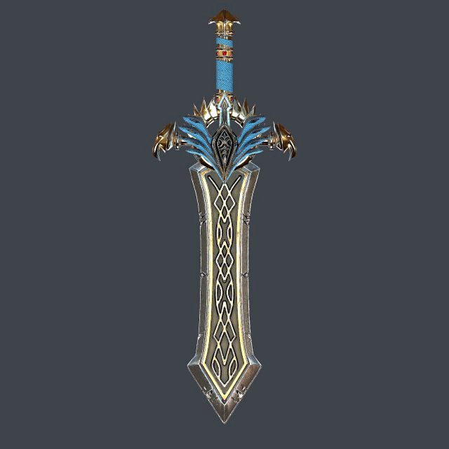 fantasy sword 25 with scabbard