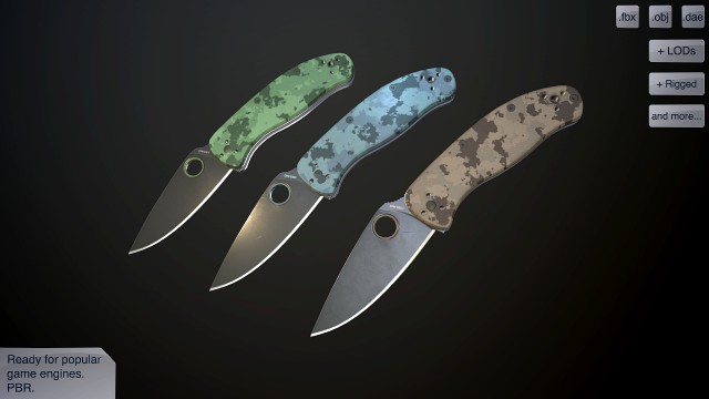 clasp knives spider vol pack