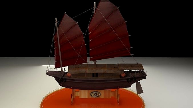 Chinese junk boat