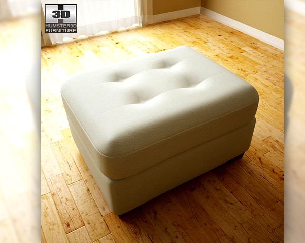 Ashley Zia  Spa Ottoman 3D Model