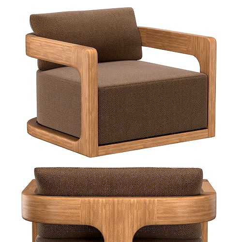 CASSALE SWIVEL LOUNGE CHAIR WITH CUSHION INSERTS