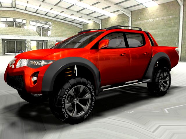 Mitsubishi strada triton 3D Model