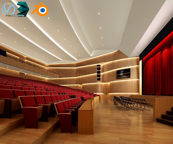 Opera Hall - Theater - Conference Hall - 17 - 3D Model