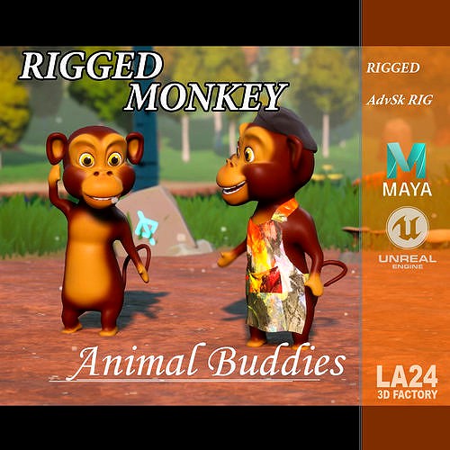 Jungle Animal Buddies - Monkey