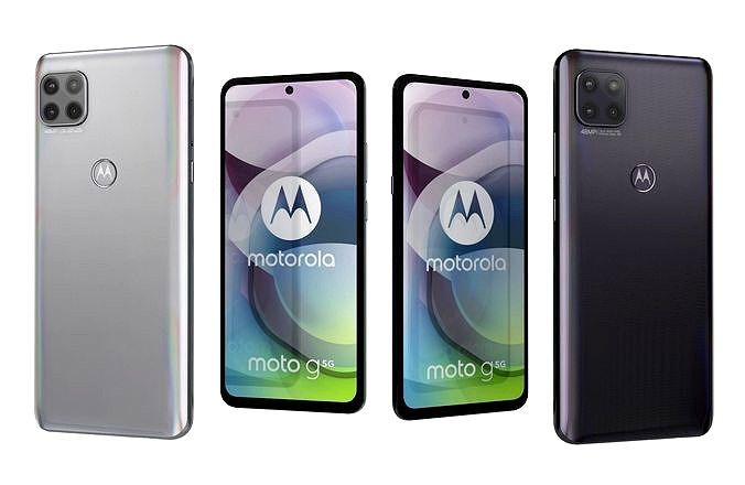 Motorola Moto G 5G Frosted Silver And Volcanic Gray