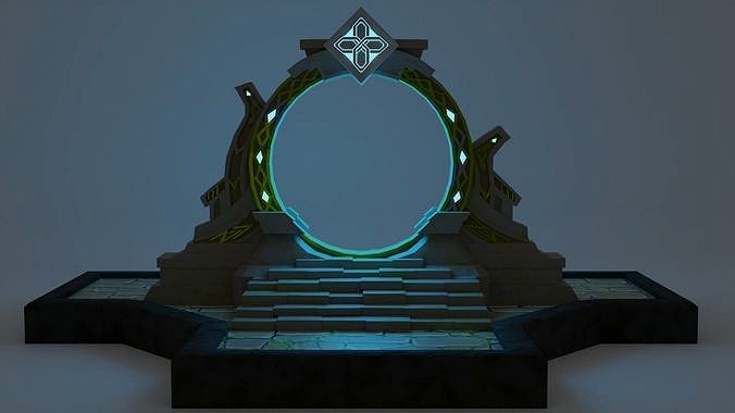 Portal to Spiral Abyss from Genshin Impact