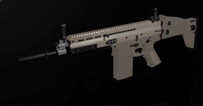 scar h assualt rifle