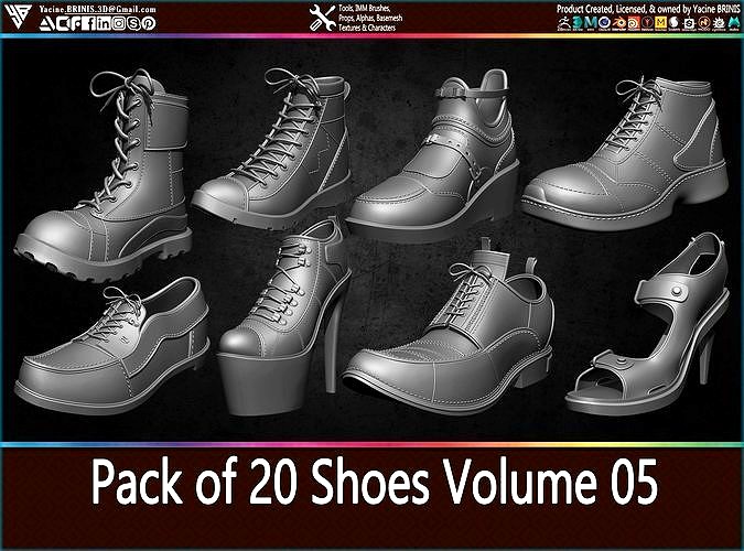 Pack of 20 Shoes Volume 05