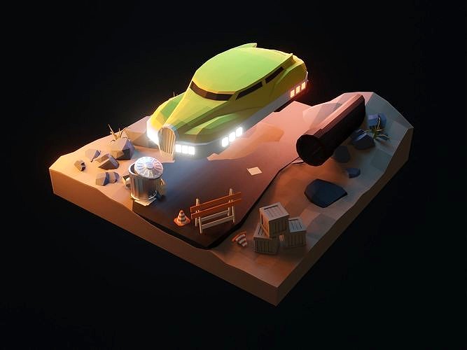 Cartoon HoverCar