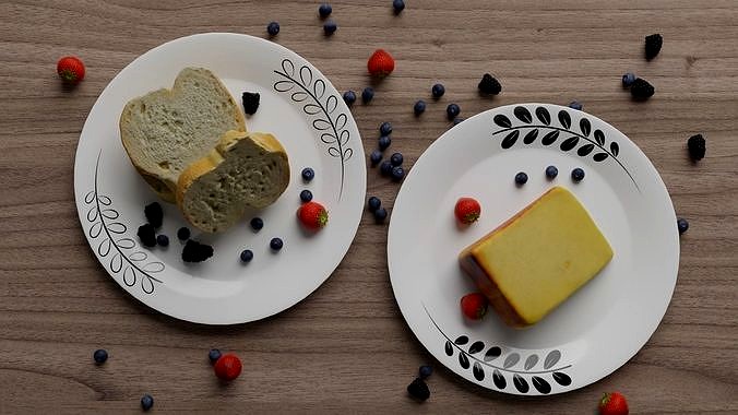 Black Leaf Plate