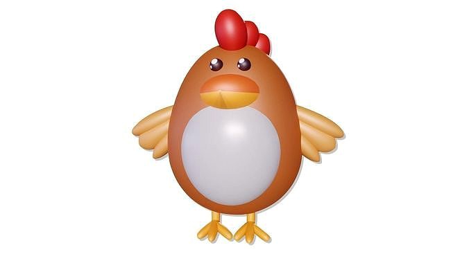 Character Chicken Cartoon