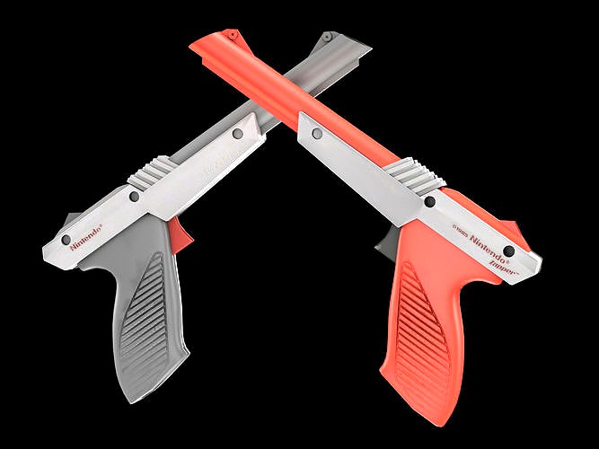 NES Zapper lowpoly