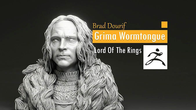 Brad Dourif - Grima Wormtongue - The Lord Of The Rings | 3D