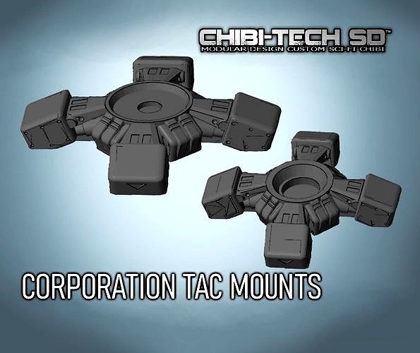 CHIBI-TECH SD - CORPORATION TAC MOUNTS | 3D