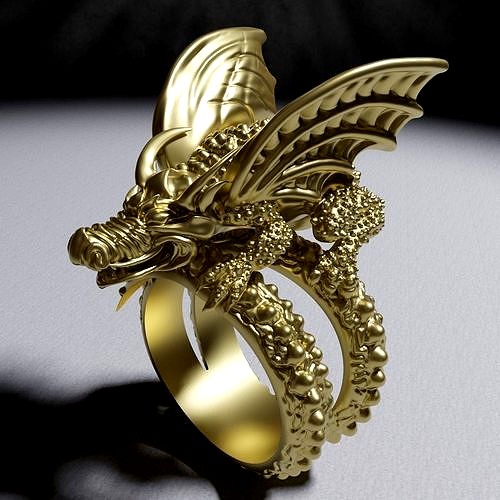 Dragon Ring - The Sorcerers Apprentice | 3D model