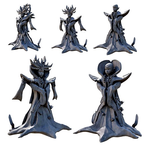 dnd The lady Of Pain Fantasy TTRPG Miniature | 3D