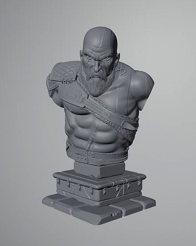 Kratos Bust   | 3D