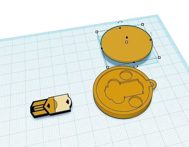 The Grey Man memory stick | 3D