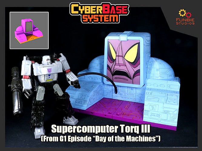Supercomputer Torq III from Transformers G1 Day of the Machines | 3D
