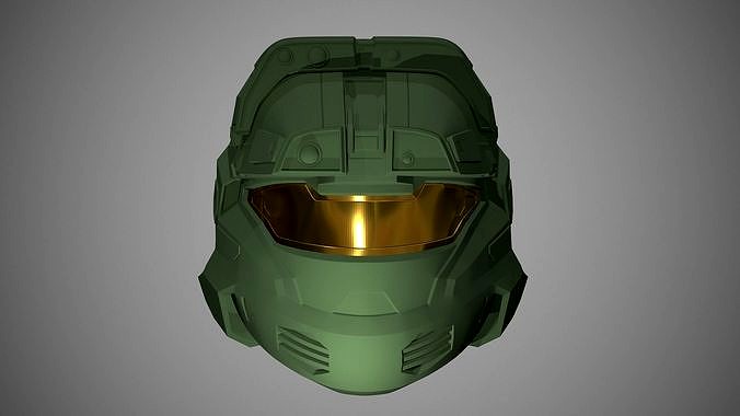 Printable Master Chief Helmet STL | 3D model