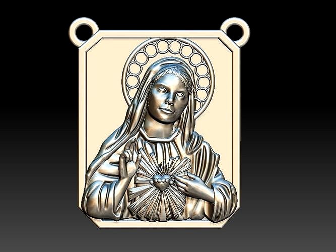 Immaculate Heart of Mary - Sagrado Coracao de Maria | 3D