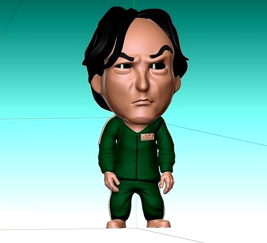 Squid Game - Player Man Seong Gi-Hun  | 3D