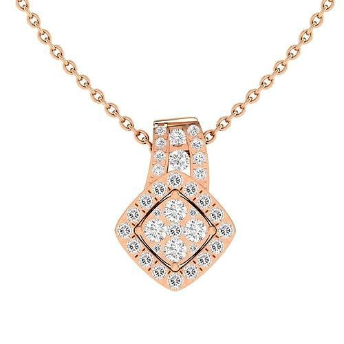 fancy square women pendant 3dm stl jcd render details  | 3D