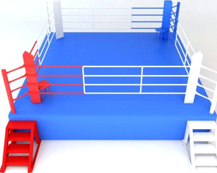 Boxing Ring 3D Model