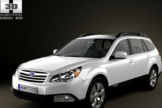 Subaru Outback US 2011 3D Model