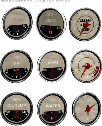 SMITHS gauge collection 3D Model
