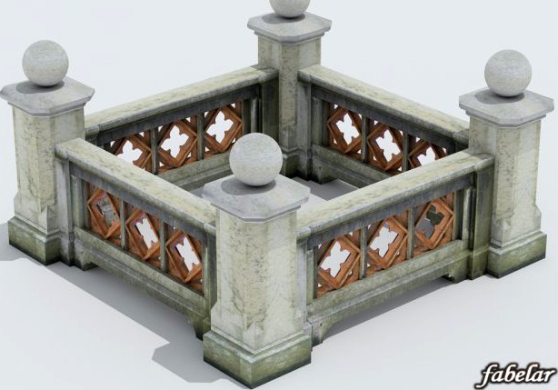 Balustrade 3D Model