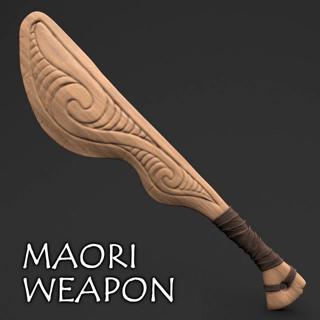 maori wooden - wahaika